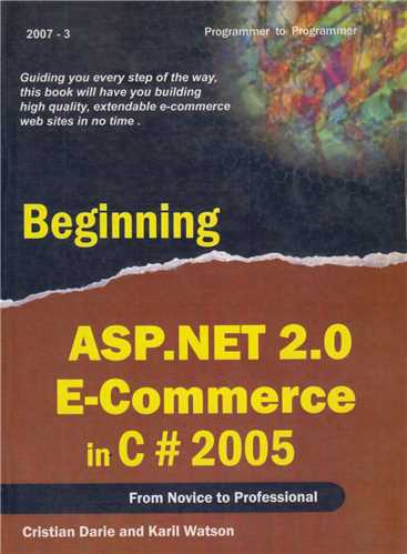 BEGINING ASP.NET 2.0 E-COMMERCE IN C#2005