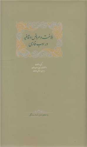 بلاغت و عروض و قافيه در ادب فارسي (2جلدي)